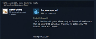 Illustration for article titled Dragon Ball Xenoverse, As Told By Steam Reviews